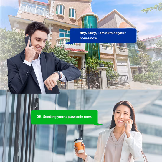 Smart Fingerprint Door Lock, Keyless Entry Door Lock with Reversible Handle, 6 in 1 Touchscreen Keypad Digital